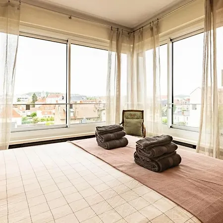 Le Skyline Lumineux , Vue Imprenable, Calme , Pk アパート *