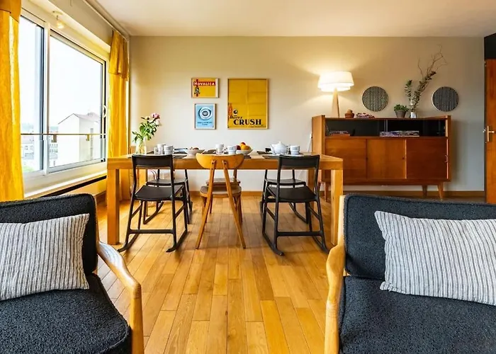 Le Skyline Lumineux , Vue Imprenable, Calme , Pk Διαμέρισμα Ντιζόν