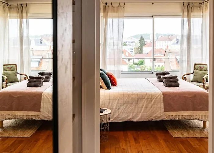 Апартаменты Le Skyline Lumineux , Vue Imprenable, Calme , Pk Дижон