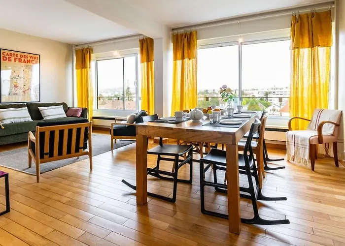 Le Skyline Lumineux , Vue Imprenable, Calme , Pk Appartamento