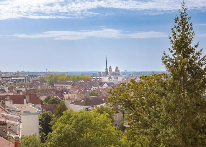 Le Skyline Lumineux , Vue Imprenable, Calme , Pk * Дижон